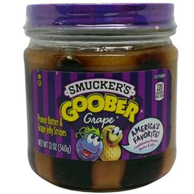 Smucker's Goober Grape Strawberry 340gr Selai Stroberry
