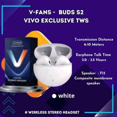 V Fans Buds S2 Vivo Earphone Bluetooth