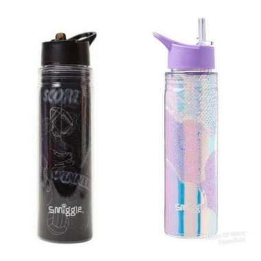 SMIGGLE WISH DRINK UP BOTTLE - BOTOL MINUM SMIGGLE ORIGINAL Hitam