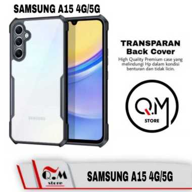 Casing Samsung A15 4G / Samsung A15 5G Softcase Slim Armor Case Transparan SAMSUNG A15 5G
