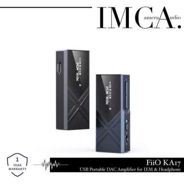FiiO KA17 KA 17 Portable USB DAC Amplifier for IEM Headphone Earphone Blue