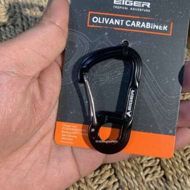 Eiger Gantungan Kunci Olivant Carabiner - Hitam