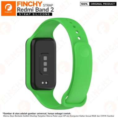 Finchy Silicone Strap Xiaomi redmi Band 2 smartwatch Replacement Rubber Wristband tali jam tangan Gr