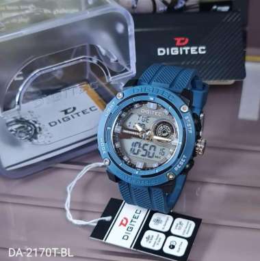 Jam Tangan Pria Digitec 2170 Analog Digital DG2170 Biru