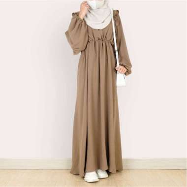 SADA DRESS by TALAOUTFIT | Gamis Rayon Crinkle | Lengan Balon | Gamis Kondangan | Seragam Lebaran | 