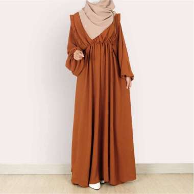SADA DRESS by TALAOUTFIT | Gamis Rayon Crinkle | Lengan Balon | Gamis Kondangan | Seragam Lebaran | 