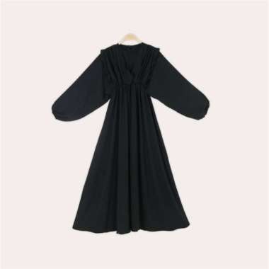 SADA DRESS by TALAOUTFIT | Gamis Rayon Crinkle | Lengan Balon | Gamis Kondangan | Seragam Lebaran | 