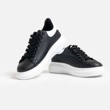 Guten Inc 40-44 BLACK SHOES - Sepatu Sneakers Casual Guten Inc 43