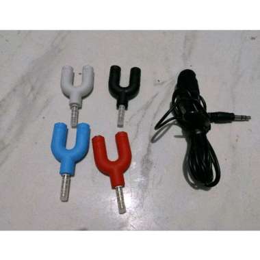 Clip On Microphone External Mic Kabel + Clip for Hp Laptop Handphone
