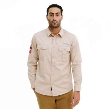 EIGER KEMEJA PANJANG PRIA PATHFINDER SHIRT 2.0 Khaki XL