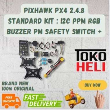 Pixhawk PX4 2.4.8 Standard Kit : I2C PPM RGB Buzzer PM Safety Switch + Multivariasi Multicolor