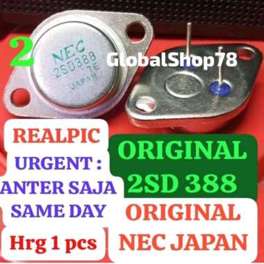 JAPAN 2SD388 SD388 D388 388 2SD SD TRANSISTOR ORIGINAL IGBT MESIN LAS