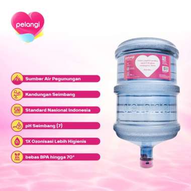 PELANGI Air Mineral Galon Isi Ulang (19 Liter)