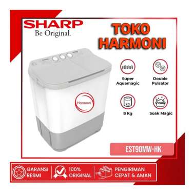 MESIN CUCI SHARP 9 KG MESIN CUCI SHARP 2 TABUNG 8KG