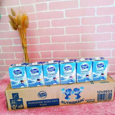 Frisian Flag Nutribrain Omega susu UHT Plain 115 x 36pcs