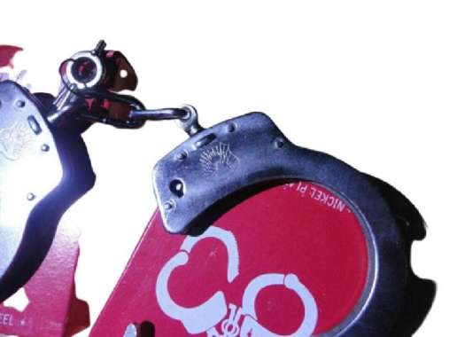 Borgol Tangan Handcuffs Gari Polisi Original Asli Nikel Plated Stell