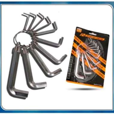 KUNCI L SET TOOLS 1 SET ISI 10