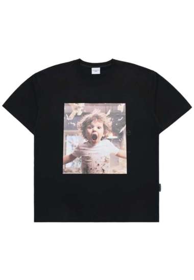 【ADLV】SCREAM BOY LETTERING BABY FACE SHORT SLEEVE T-SHIRT acme de la vie