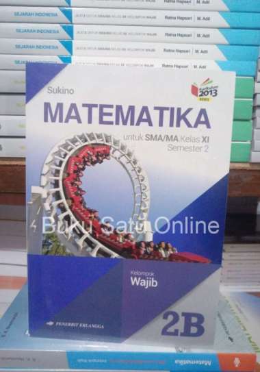Matematika 2B 2 B SMA XI Wajib Sukino Erlangga K13N Multivariasi Multicolor