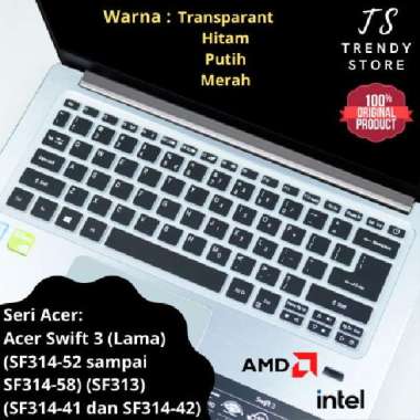 Keyboard Protector Cover Acer Swift 3/5 SF313 SF314 Gen Lama Intel AMD Merah