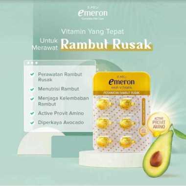 EMERON VITAMIN RAMBUT HAIR NUTRISI ISI 6 Kuning