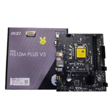 Motherboard H510M MSI Plus 3 Intel ddr4 Lga1200 - Mobo Intel