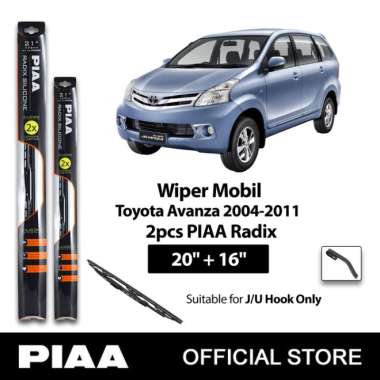 WIPER MOBIL TOYOTA - PIAA RADIX SILICONE Avanza2004-2011