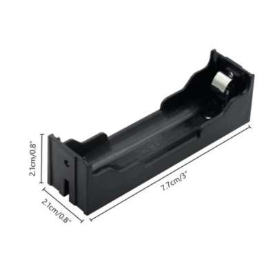 Holder 18650 tempat baterai 18650 1ch 2ch baterai battery 18650. 1CH