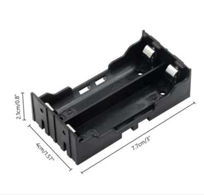 Holder 18650 tempat baterai 18650 1ch 2ch baterai battery 18650. 2CH