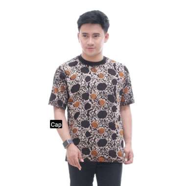Kaos Pria Cap Batangan Batik Riziq Pekalongan Motif E M
