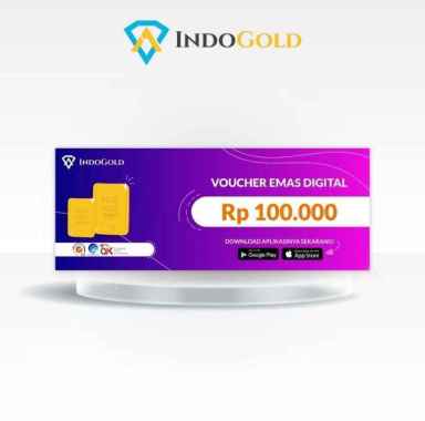 E-Voucher IndoGold Emas Digital Rp 100.000