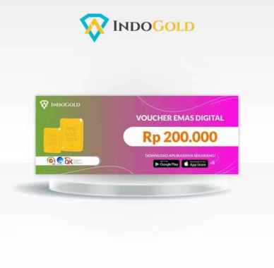 E-Voucher IndoGold Emas Digital Rp 200.000