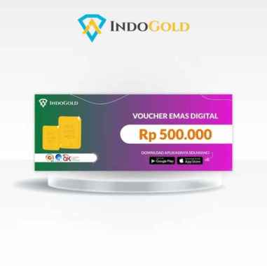 E-Voucher IndoGold Emas Digital Rp 500.000
