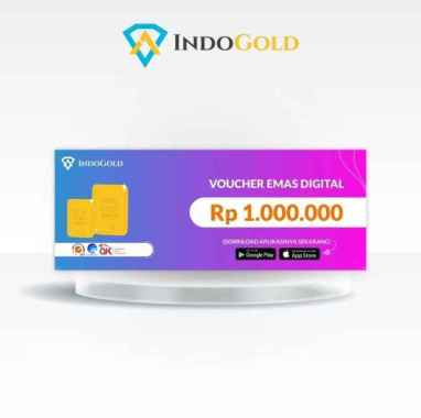 E-Voucher IndoGold Emas Digital Rp 1.000.000
