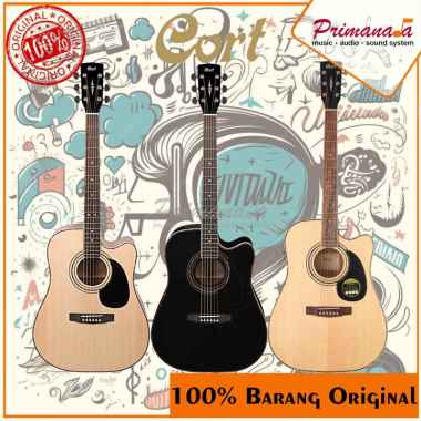 Cort AD880 CE Series AD 880 Original GItar Akustik Elektrik Original AD880 CE BK