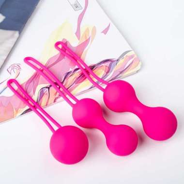 REDMITRA Kora Trio Kegel Ball Pelvic Muscle Floor Training Bola Kegel Premium Kora Trio Pink