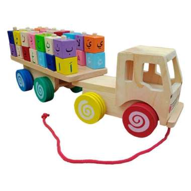 Truk Hijaiyah Mainan Edukasi Anak Ukuran Besar