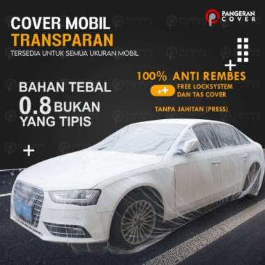 WLF Cover Mobil HRV Sarung Mobil HONDA HRV Anti Air Premium Outdoor Murah - Transparan, HRV HRV Transparan