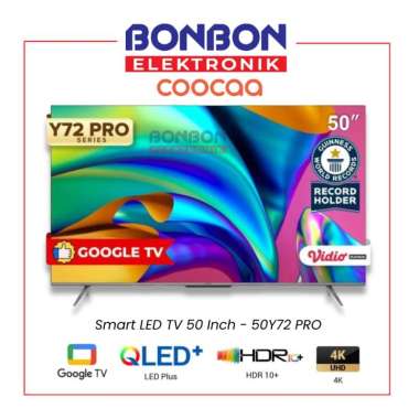 COOCAA LED Smart TV 50 Inch 50Y72PRO - Smart Google TV 50Y72 PRO