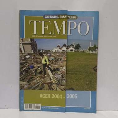 MAJALAH TEMPO EDISI ACEH 2004 - 2005