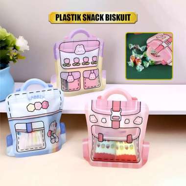 OEM ONE-C1095 Kantong Plastik Ziplock Tas Sekolah Bingkisan Ultah / Klip Souvenir Goodie Bag Kecil Z