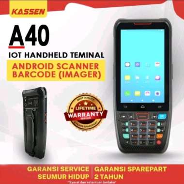 Scanner Kassen A40 PDA Mobile Barcode Reader Android Portable