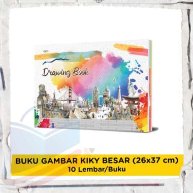 Buku Gambar Kiky Pop Art Besar (26 x 37cm)
