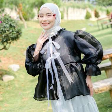 Mybamus Kaluna Organza Outer Semua Ukuran Black