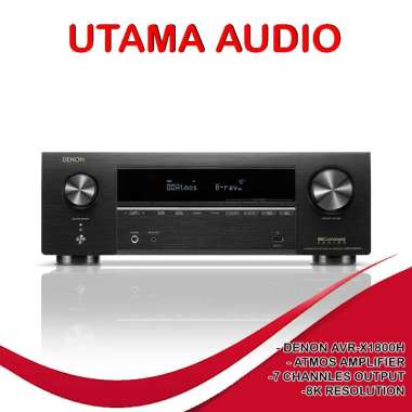 Denon AVR-X1800H Amplifier Atmos 7 Channels AVRX1800H Original Garansi