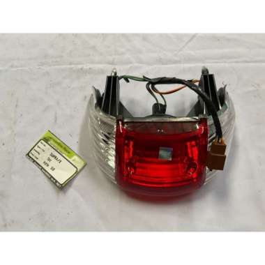 stoplamp assy supra x Lampu sen stop belakang rem SUPRA X lama / 100 cc (mika+ reflektor+ bohlam) se