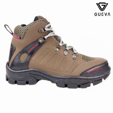 BOSSINDO 055 Sepatu Safety Boots Pria Ujung Besi Proyek Luar Ruangan Anti Slip Paramount Kerja Safet