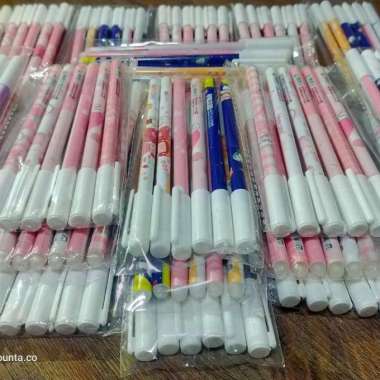 PULPEN VIRAL BISA DIHAPUS TINTA HITAM & BIRU PENA MAGIC ERASABLE SATUAN