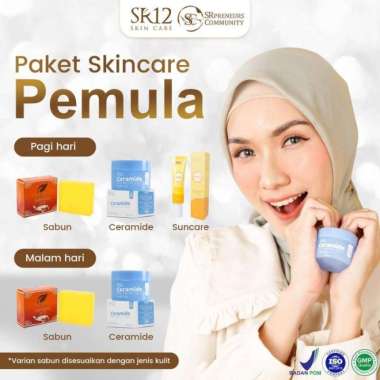 SR12 PAKET PEMULA BASIC SKINCARE KULIT JERAWAT FLEK HITAM KERING FLEK HITAM