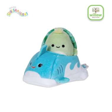 Mainan Anak - Squishmallows Squishville Mini Plush Vehicle Barnes Jet Ski